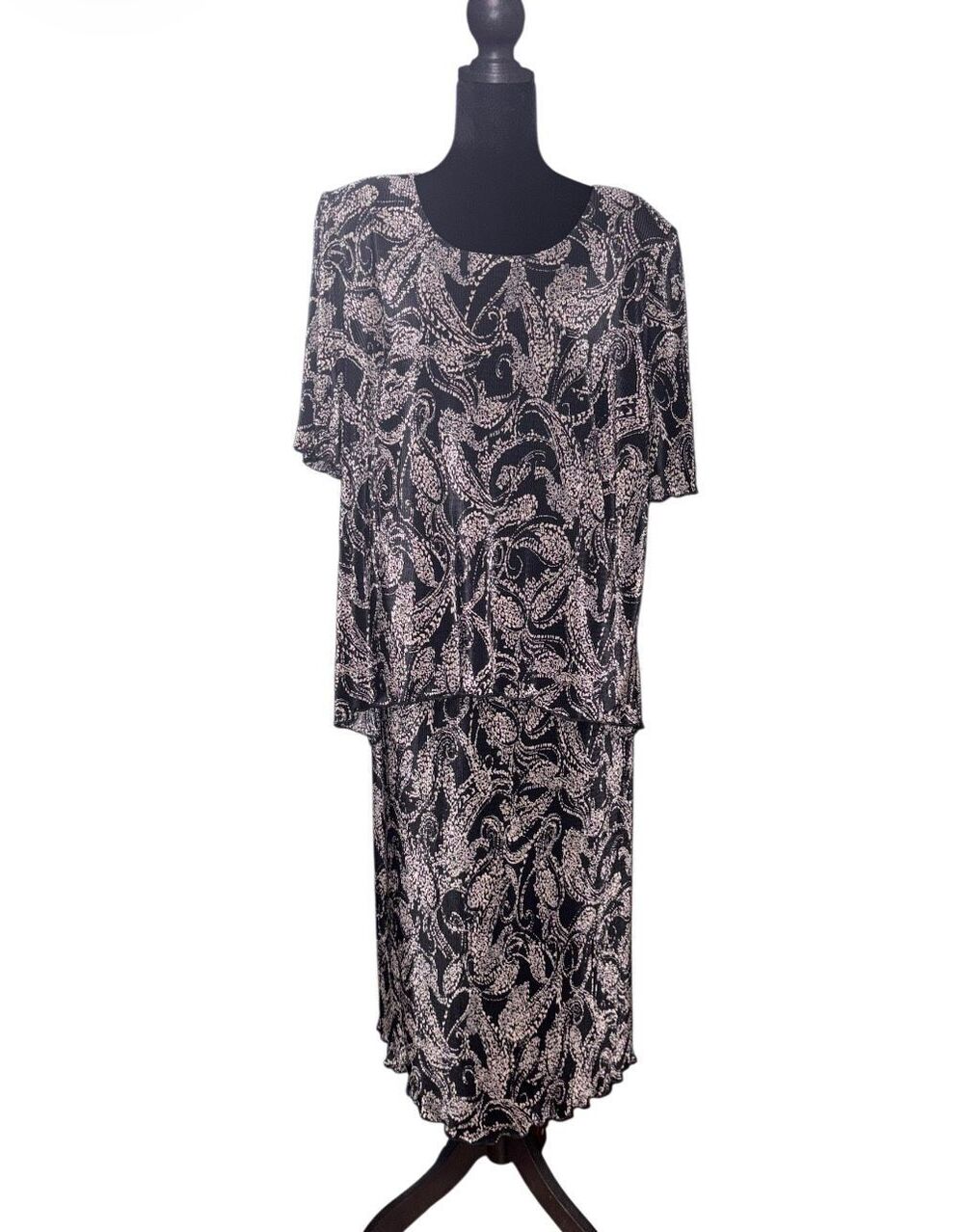 Connected Two Tiered Midi Dress
